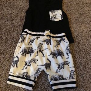 Baby boy short & tank top set